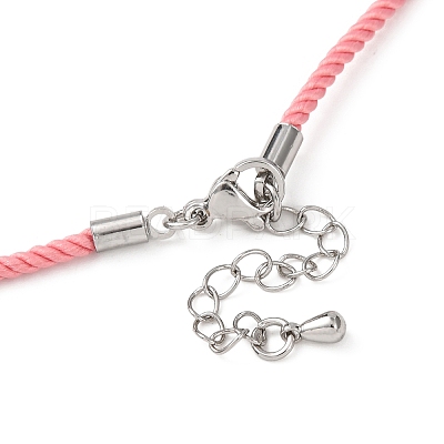 2MM Round Nylon Milan Cord Necklace Makings MAK-F038-C-P-1