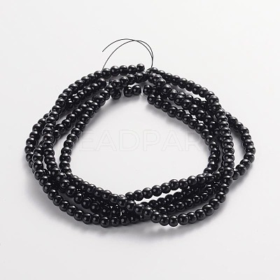 Painted Glass Bead Strands DGLA-S071-4mm-90-1