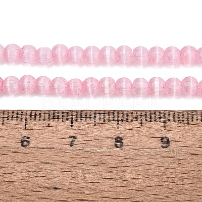 Glass Imitation Cat Eye Beads Strands GLAA-N075-01A-07-1