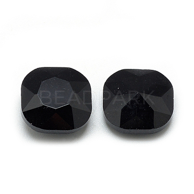 Pointed Back Glass Rhinestone Cabochons RGLA-T032-10x10mm-23-1