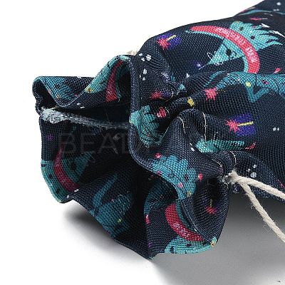 Christmas Theme Cloth Printed Storage Bags ABAG-F010-02C-05-1
