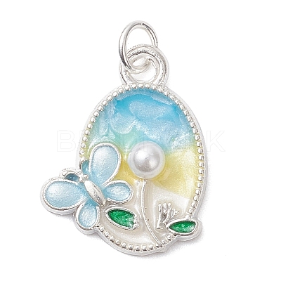 Alloy Enamel Pendants PALLOY-JF04631-1