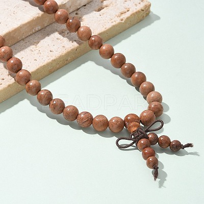 5-Loop Wrap Style Buddhist Jewelry BJEW-S125-22-1