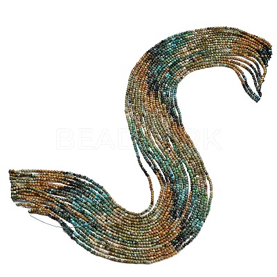 Natural HuBei Turquoise Beads Strands GG-CBA4399-A01-01-1