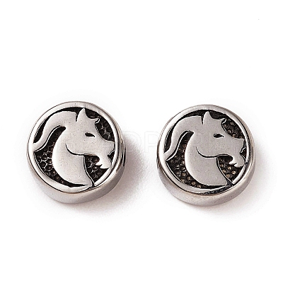 304 Stainless Steel Beads STAS-J033-01H-1