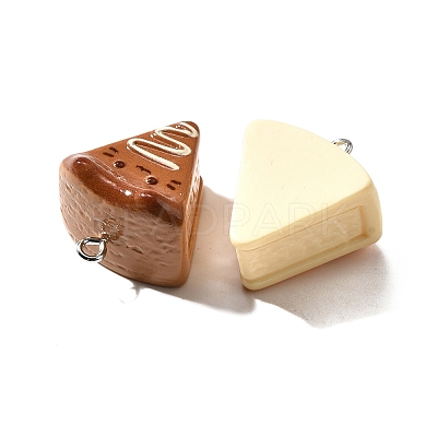 Cute Opaque Resin Pendants RESI-S014-01-1