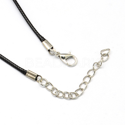 Waxed Cord Necklace Making X-NJEW-R229-1.5mm-1