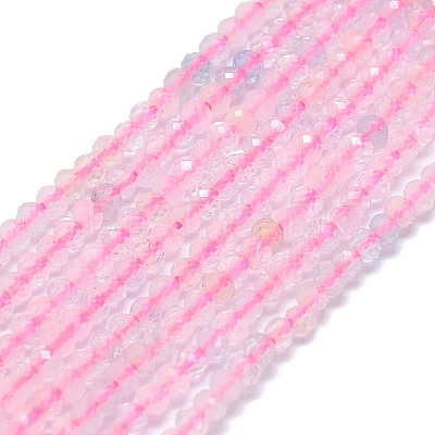 Natural Morganite Beads Strands G-G106-A21-01-1