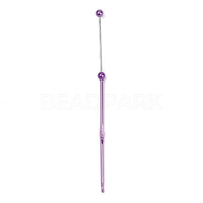 DIY Alloy Beadable Crochet Hooks LS-AJEW-A064-02B-1