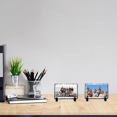 Sublimation Blank Natural Slate Rock Stone Plate AJEW-WH0291-58-1