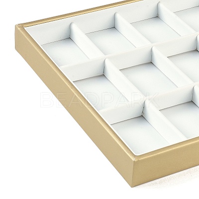 18 Grids Imitation Leather Jewelry Trays CON-G023-02B-1