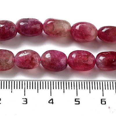 Dyed Natural Malaysia Jade Beads Strands G-P528-I03-01-1