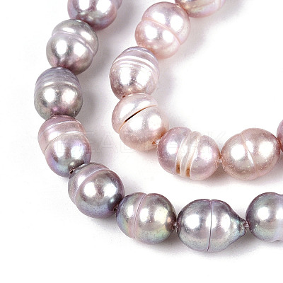 Natural Cultured Freshwater Pearl Beads Strands PEAR-N012-05Y-02-1