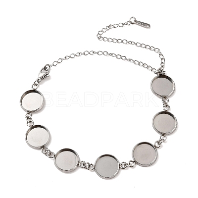 Non-Tarnish 304 Stainless Steel Bracelet Making SA-CBAFBB7-02P-B-1