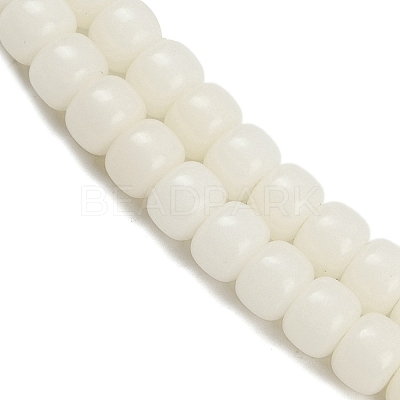 Natural Bodhi Root Beads Strand WOOD-B010-A02-6x8mm-1