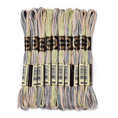 10 Skeins 6-Ply Polyester Embroidery Floss OCOR-K006-A08-1