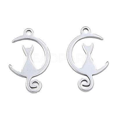 Non-Tarnish 201 Stainless Steel Pendants X-STAS-N098-081P-1