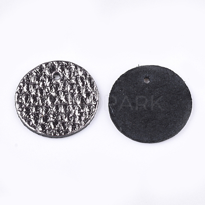 Eco-Friendly Cowhide Pendants FIND-S301-04A-01-1