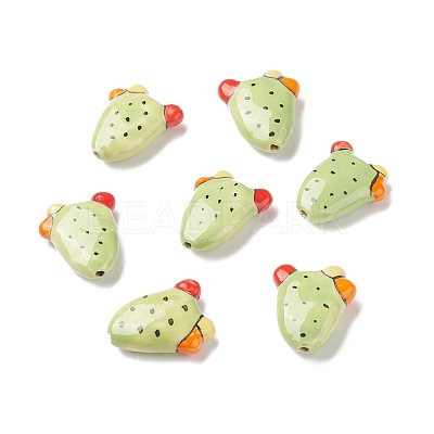 Handmade Porcelain Beads PORC-G002-16B-1