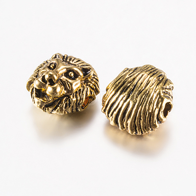 Tibetan Style Alloy Beads PALLOY-F200-13AG-1