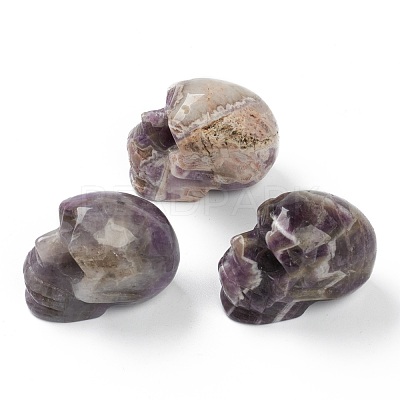 Halloween Natural Amethyst Home Decorations DJEW-K015-19-1