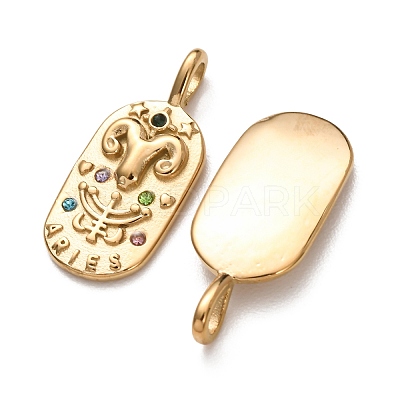 304 Stainless Steel Pendants STAS-C184-10G-10-1