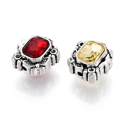 Tibetan Style Alloy Beads TIBE-N013-31AS-1