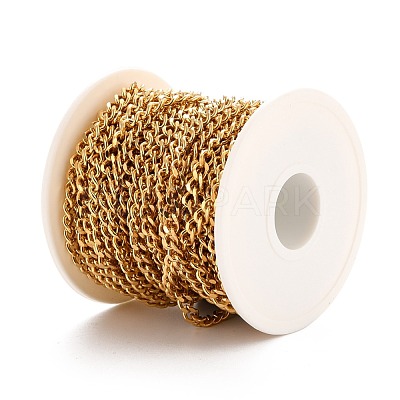 PVD Vacuum Plating 304 Stainless Steel Cuban Link Chains CHS-K016-03B-G-1