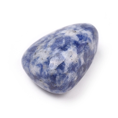Natural Blue Spot Jasper Beads G-K302-A10-1