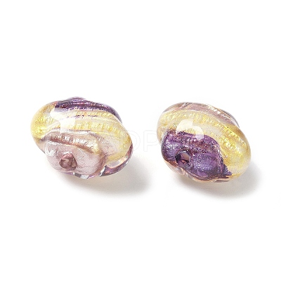 Two Tone Transparent Acrylic Beads OACR-D304-01H-1