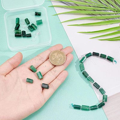 2 Strands Natural Fuchsite Beads Strands G-FH0001-63-1