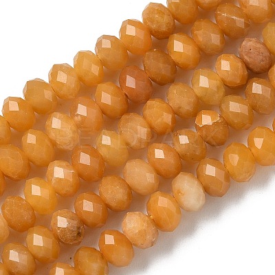 Natural Topaz Jade Bead Strands G-D344-A36-02-1