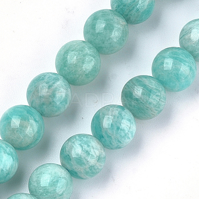 Natural Amazonite Beads Strands G-S333-10mm-022-1