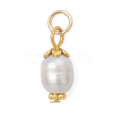 Natural Cultured Freshwater Pearl Pendants PALLOY-JF05029-1