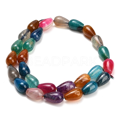 Natural Dragon Veins Agate Beads Strands GG-L001-C01-01-1