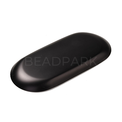 Oval 430 Stainless Steel Jewelry Display Plate STAS-P289-03EB-1