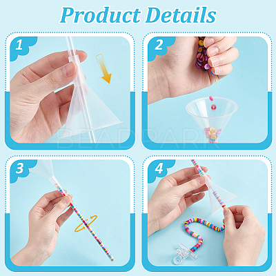 Transparent Beading Funnel AJEW-WH0567-05-1