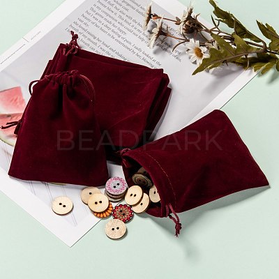 Rectangle Velvet Pouches TP-R002-10x12-02-1