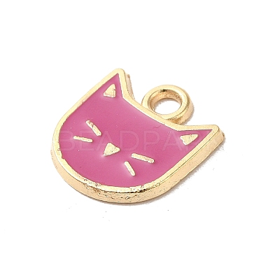Rack Plating Alloy Enamel Charms ENAM-P254-03KCG-05-1
