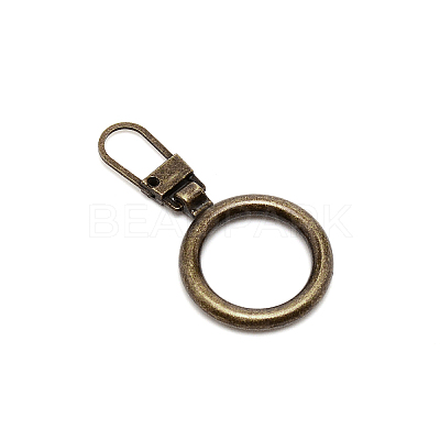 Alloy Zipper Puller LS-FIND-WH0098-07AB-1