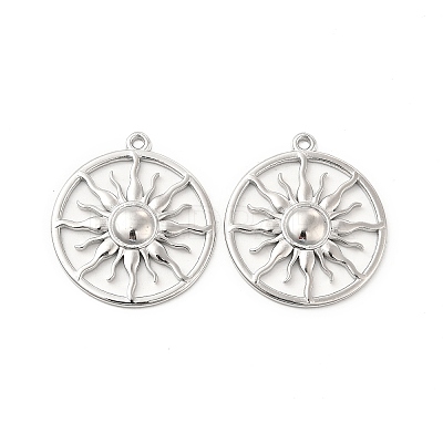 Non-Tarnish 304 Stainless Steel Pendants STAS-B032-29P-1