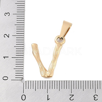 304 Stainless Steel Pendants STAS-F235-01G-V-1