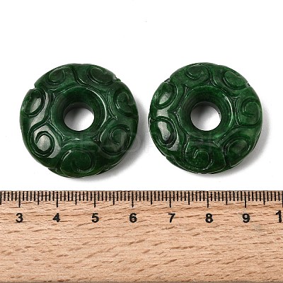 Natural Myanmar Jade Dyed Beads G-C283-08-1