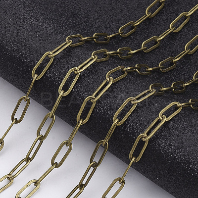 Brass Paperclip Chains CHC-S008-001B-AB-1