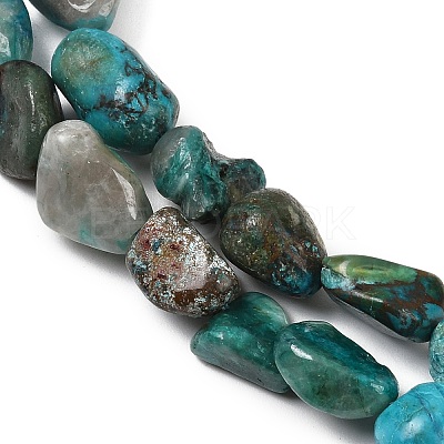 Natural Chrysocolla Beads Strands G-L493-61-1