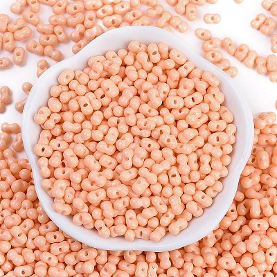 Baking Paint Glass Seed Beads SEED-K010-A14-1