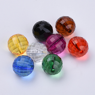 Transparent Acrylic Beads TACR-Q254-20mm-V-1