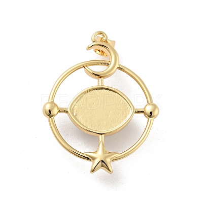 Opaque Resin Pendants KK-G419-09G-1