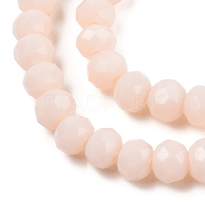 Opaque Solid Color Glass Beads Strands X-EGLA-A034-P3mm-D17-1