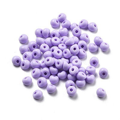 Acrylic Imitation Pearl Beads OACR-D300-01H-1